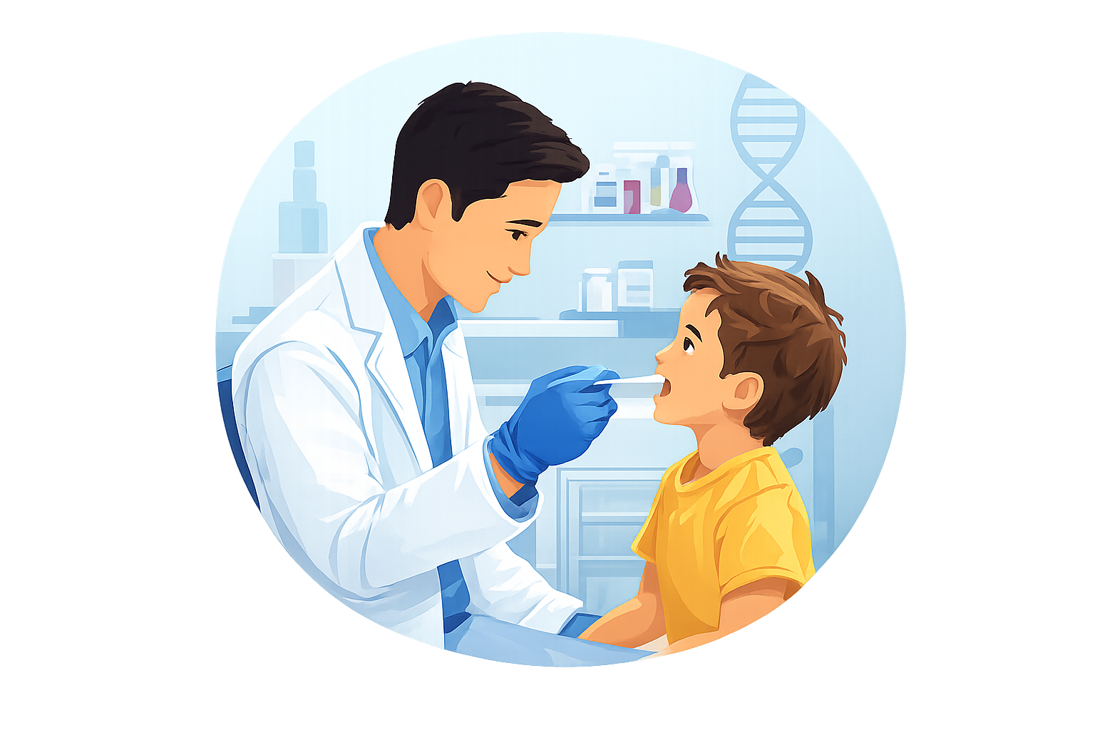 Cita presencial en laboratorio para prueba de ADN de paternidad en Salta